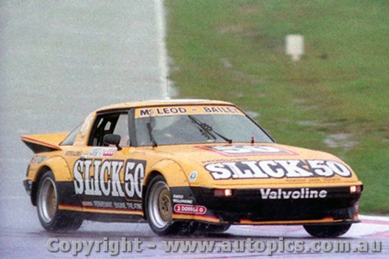 83840 - Peter McLeod / Graeme Bailey -  Mazda RX7 -  Bathurst 1983 - Photographer Lance J Ruting