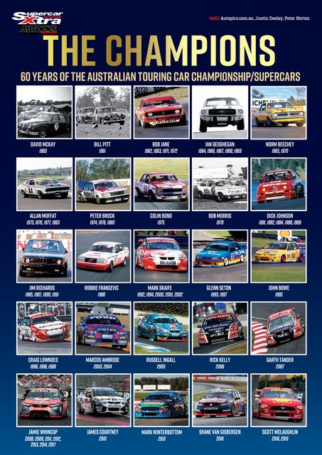 ASP117 - Poster, THE CHAMPIONS, 60 Years Of The Australian Touring Car ...