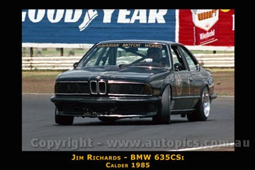 Jim Richards -  BMW - Calder 1985 -  Photographer Peter D Abbs
