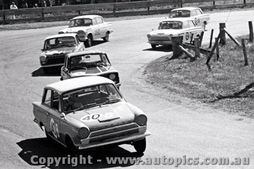 65761 - Max Volkers & Glyn Scott   Cortina 240  Bathurst 1965 - Photographer Lance J Ruting