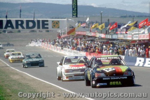 84838 - Rusty French / G. Russell  Holden Commodore VH -  Bathurst 1984 - Photographer Lance Ruting