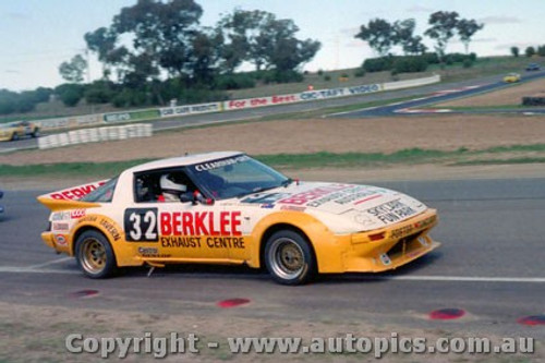 84885 - C. Clearihan / D. Grose  Mazda RX7 -  Bathurst 1984 - Photographer Lance Ruting