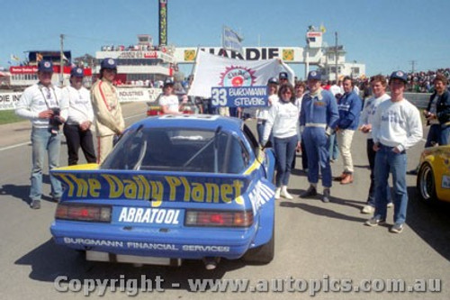 84887 - M. Burgman / B. Stevens  Mazda RX7 -  Bathurst 1984 - Photographer Lance Ruting