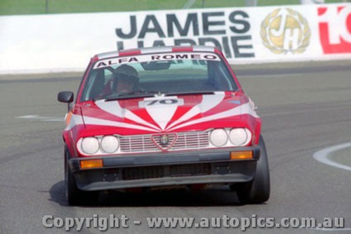 84946 - C. Bond / A. Costanzo - Alfa Romeo GTV6 -  Bathurst 1984 - Photographer Lance Ruting