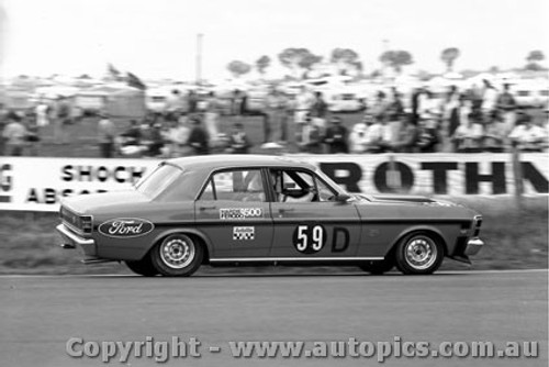 69813  -  Ian  Pete  Geoghegan / Leo Geoghegan  - XW Ford Falcon GTHO - Bathurst 1969 - Photographer Lance Ruting
