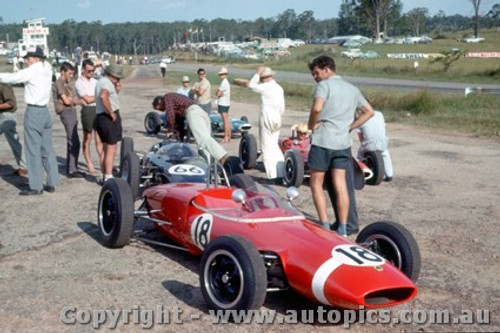 63569 - Tom Ross Lotus 20 -  Lakeside 1963  - Photographer Laurie Johnson