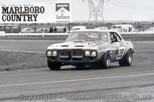 74141 - Rod Coppins, Pontiac Firebird - Calder 26th May 1974  - Photographer Peter D'Abbs