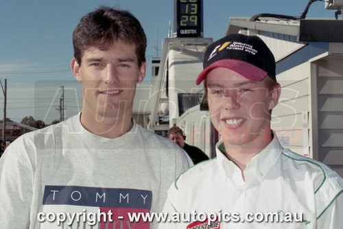 97010 - Mark Webber & James Courtney - Bathurst 1997 - Photographer Marshall Cass