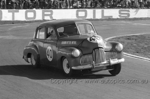 65109 - Gary Rogers Holden FX - Oran Park 24th July 1965 - Photographer Lance J Ruting