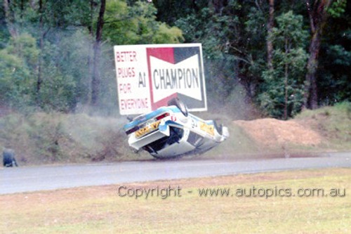 85059 - Ian Stones, Mazda RX7 - Amaroo 7th July 1985 - Photographer Lance J Ruting