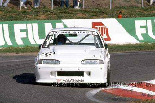 88764 - G. Rogers / J. Andretti - Holden Commodore VL - Bathurst 1988 - Photographer Ray Simpson