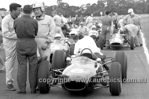 64546 - B. Stillwell,  Brabham Climax -  Warwick Farm 1964 - Photographer Lance J Ruting