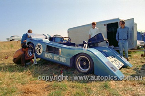 72469 - Charlie Occhipinti, Elfin ME5 - Phillip Island 1972 - Photographer Peter D'Abbs