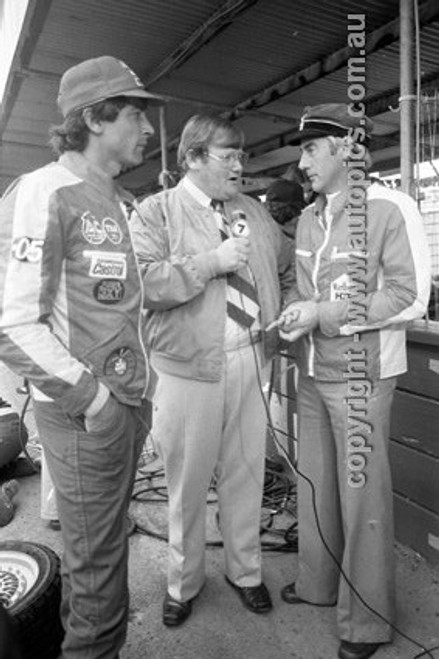 78865  - Peter Brock, John Shepherd & Steve Raymond  - Bathurst 1978 - Photographer Lance  Ruting
