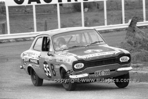 72810 - P. Granger & A. Cant, Ford Escort T/C - Bathurst 1972- Photographer Lance J Ruting