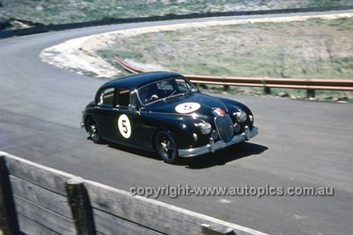 620053 -  Ian (Pete) Geoghegan, Jaguar - Catalina Park Katoomba  1962 - Photographer Bruce Wells.