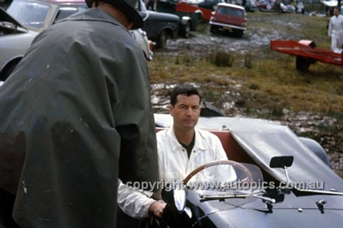 630014 -  Leo Geoghegan, Lotus Super 7 - Catalina Park Katoomba  1963 - Photographer Bruce Wells.