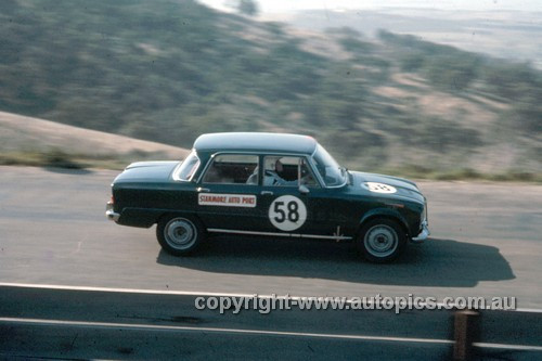 67776 - Bill Burns / Chris Brauer Alfa Guilia Super - Gallaher 500 Bathurst 1967 - Photographer Geoff Arthur