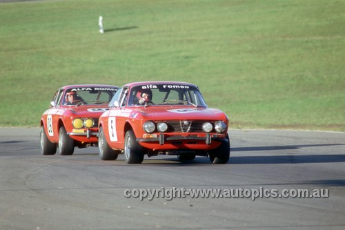 75062 - Christine Gibson & John French, Alf Romeo - ATCC Oran Park 1975