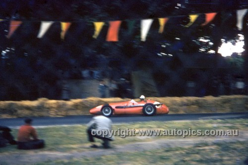 56516 - Jean Behra, Maserati 250F - Australian Grand Prix  Albert Park 1956 -  Photographer Simon Brady