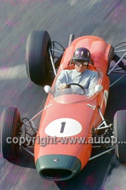 65570 - Graham Hill, Brabham BT11A Climax - Tasman Series   Longford 1965