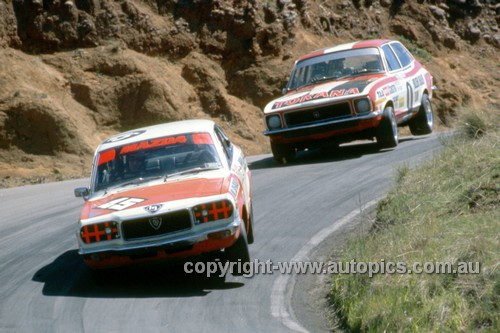 73793  - Mel Mollison / Bruce Hindhaugh, Mazda RX3 &  Peter Brock / Doug Chivas Torana LJ XU1 - Hardie Ferodo 1000  Bathurst 1973