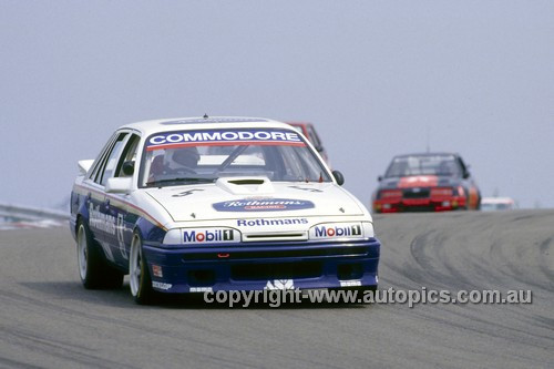 87053 - Allan Moffat & John Harvey, Commodore VL - DiJon France 1987 WTCC