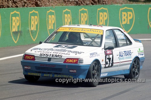 94835  - Bill Sieders / Allan Letcher, Peugeot 405  - Tooheys 1000 Bathurst 1994 - Photographer Marshall Cass