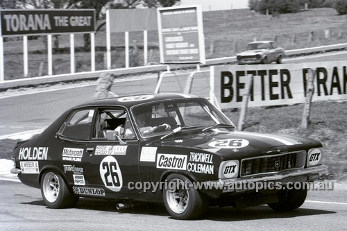 73828 - Ray Thackwell / Barry Coleman, Torana LJ XU1 - Hardie Ferodo 1000  Bathurst 1973