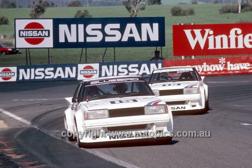 83863 - George Fury / Gary Scott & Fred Gibson / John French, Nissan Bluebird  -  James Hardie 1000 Bathurst 1983