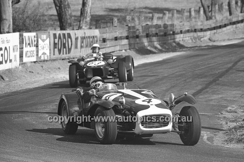 65494 - W. March, Lotus Super 7 & J. Schroder, Nota Clubman  - 19th April 1965 - Bathurst