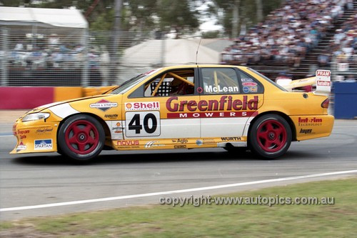 99338 - Cameron McLean, Ford Falcon EL/2 - Adelaide 500 1999 - Photographer Marshall Cass