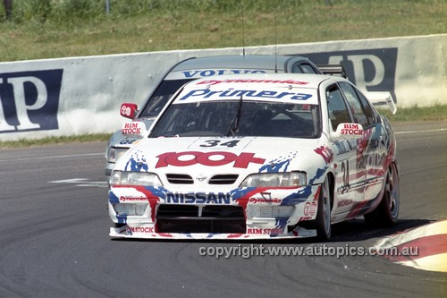 98831 - Steven Richards / Matthew Neal, Nissan Primera - AMP 1000 Bathurst 1998 - Photographer Marshall Cass