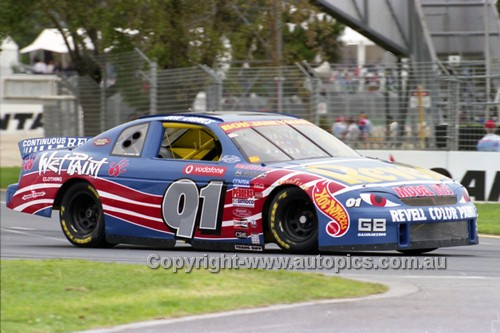 99008 - Ken James, Chevrolet Monte Carlo - NASCAR - Albert Park 1999 - Photographer Marshall Cass