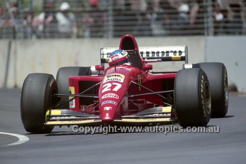 95516 - Jean Alesi, Ferrari - Australian Grand Prix - Adelaide 1995 - Photographer Marshall Cass