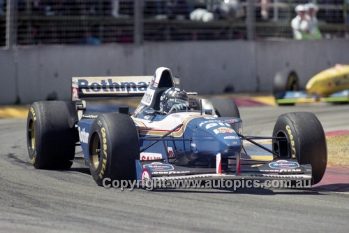 95512 - Damon Hilll,Williams - Australian Grand Prix - Adelaide 1995 - Photographer Marshall Cass