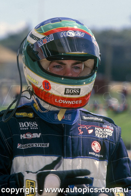 00164 - Craig Lowndes, AMP Bathurst 1000, Bathurst, 1996, HEAD SHOT