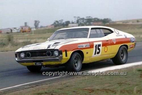72329 - Murray Carter, Ford Falcon - Calder 1972 - Photographer Peter D'Abbs