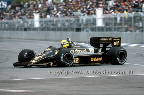 86529 - Ayton Senna Lotus 97T - AGP Adelaide 1986 - Photographer Ray Simpson