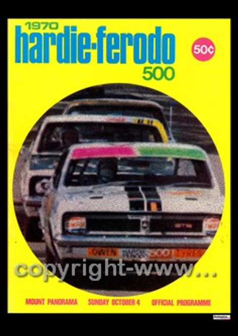 707 - Bathurst Programme 1970