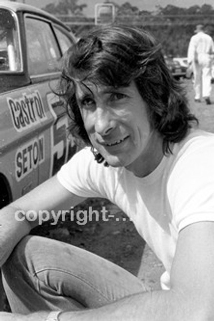 75085 - Bo Seton, Ford Capri - Amaroo, 1975, HEAD SHOT - Photographer Lance J Ruting
