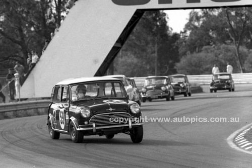 69302-1 - F. Leggatt, Morris Cooper S - Warwick Farm 1969 - Photographer Lance J Ruting.