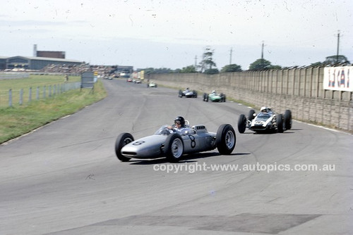 62584 - Dan Gurney, Porsche & Bruce McLaren, Cooper Climax, British Grand Prix, Aintree 1962