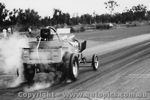 69911  -  Chuck May  Ford Model T Pick Up - Castlereagh Drags 1969 - Photographer David Blanch