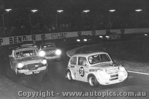 72075 - Allan Taylor Fiat 600 - Oran Park 1972