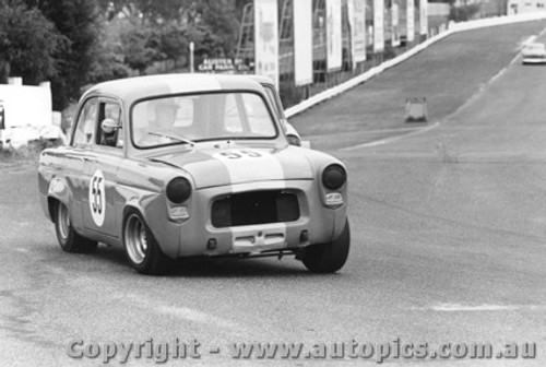 70102 - F. Brown Ford Anglia Holden - Sandown 1970