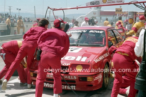 89839  - Dick Johnson Ford Sierra RS500 -  Bathurst 1989 -  Photographer Peter Schafer