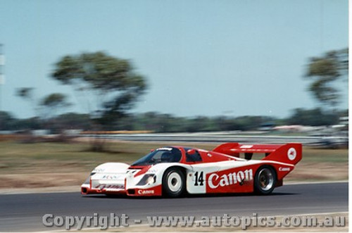 84416 - J. Palmer / J. Lammers  Porsche 956T - Final Round of the World Sports Car Championship - Sandown 1984