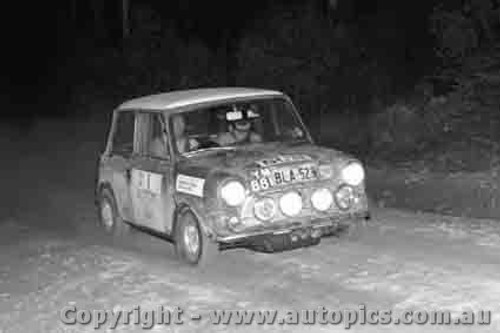 70954 - R. Cowan Morris Cooper S -  Rally of the Hills  October 1970