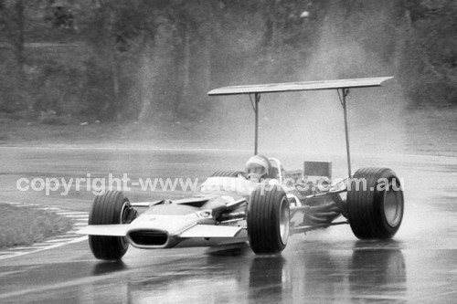 69563 - Jochen Rindt - Lotus 49 - Tasman Series - Warwick Farm 19th February 1969 - Photographer John Lindsay